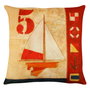 Aberto Design Cojín Multicolor 43 x 43 cm